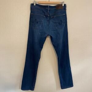 AG Adriano Goldshmied The Everett Slim Straight Jeans Mens Size 33x34 Blue Denim